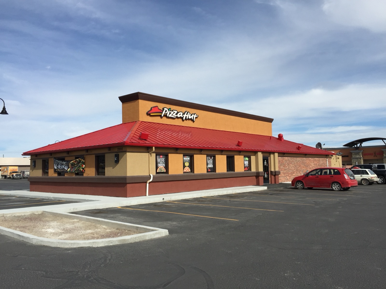 Pizza Hut restaurant exterior in Elko, Nevada